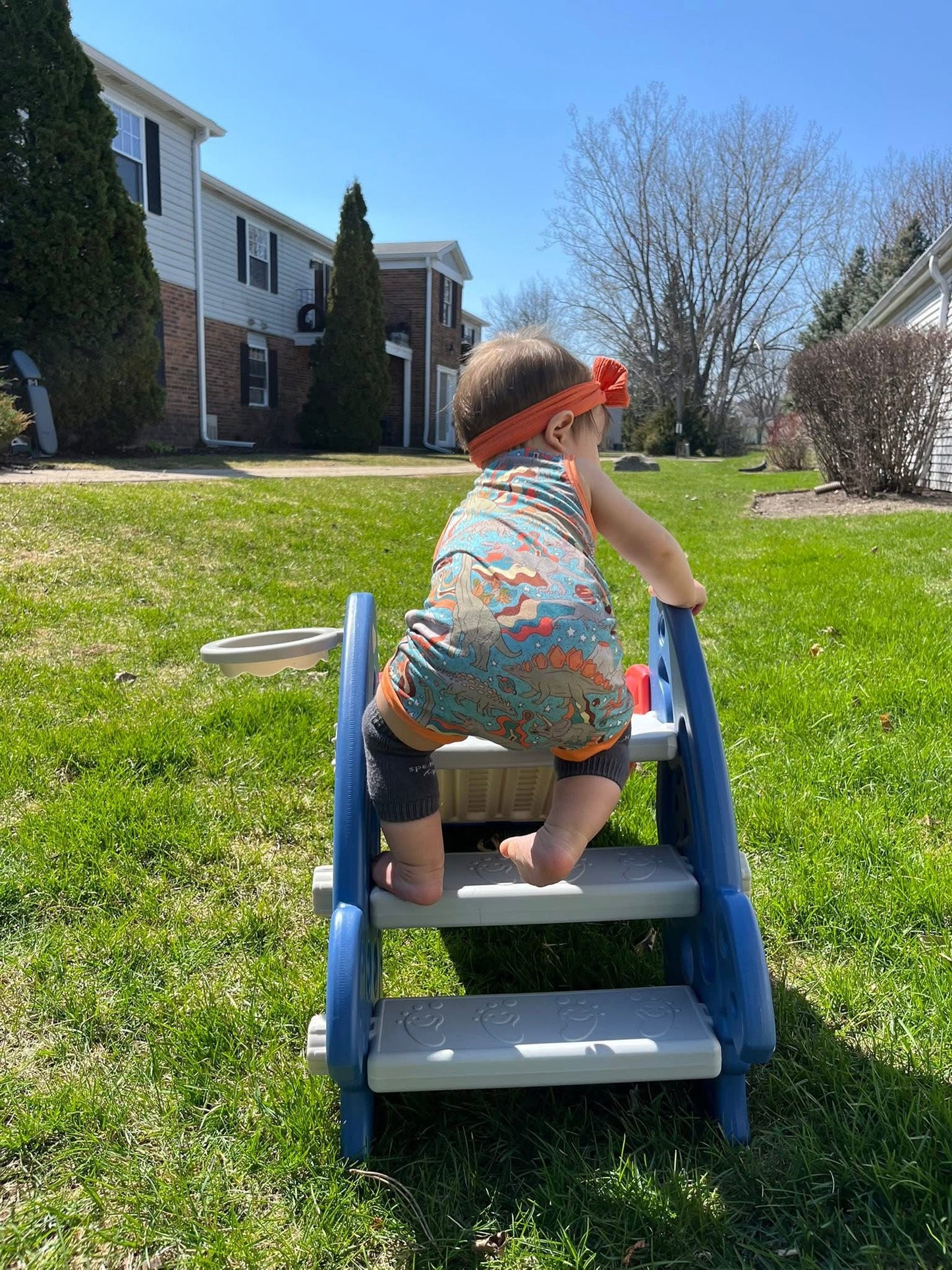 Dinosaur Pull On Romper